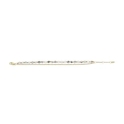 All Stacked Up Howlite Chain Beaded Bracelet All Stacked Up Howlite Chain Beaded Bracelet