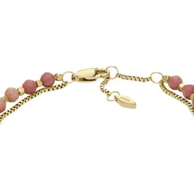 All Stacked Up Pink Rhodochrosite Multi-Strand Bracelet All Stacked Up Pink Rhodochrosite Multi-Strand Bracelet