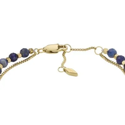 All Stacked Up Reconstituted Blue Lapis Beaded Bracelet All Stacked Up Reconstituted Blue Lapis Beaded Bracelet