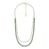 All Stacked Up Reconstituted Green Malachite Beaded Necklace All Stacked Up Reconstituted Green Malachite Beaded Necklace