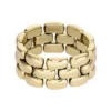 Arden Watch Links Gold-Tone Stainless Steel Band Ring Arden Watch Links Gold-Tone Stainless Steel Band Ring