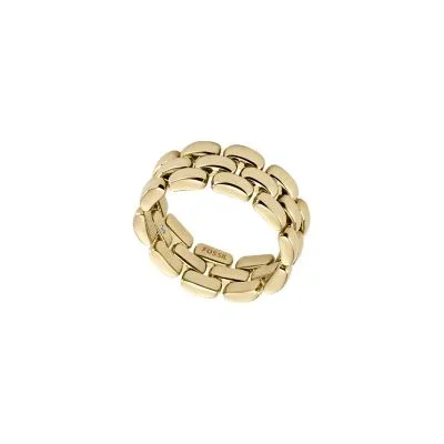 Arden Watch Links Gold-Tone Stainless Steel Band Ring Arden Watch Links Gold-Tone Stainless Steel Band Ring
