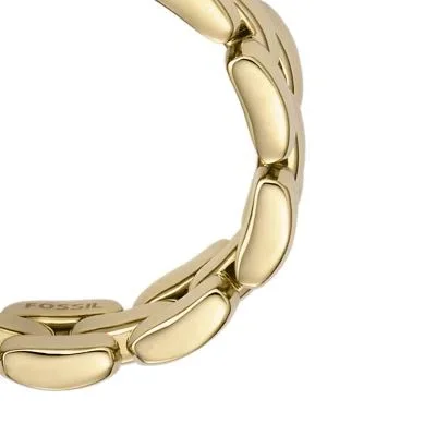 Arden Watch Links Gold-Tone Stainless Steel Band Ring Arden Watch Links Gold-Tone Stainless Steel Band Ring