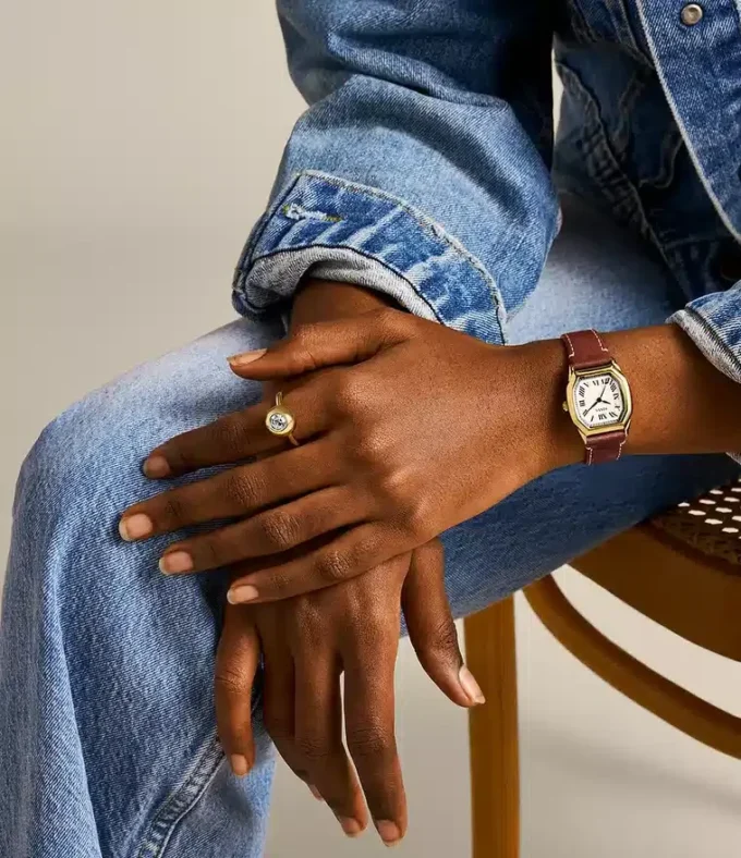 Bright Baubles Gold-Tone Brass Center Focal Ring Bright Baubles Gold-Tone Brass Center Focal Ring