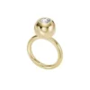 Bright Baubles Gold-Tone Brass Center Focal Ring Bright Baubles Gold-Tone Brass Center Focal Ring