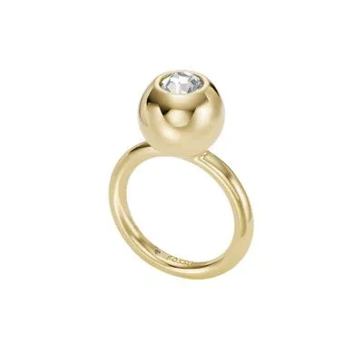 Bright Baubles Gold-Tone Brass Center Focal Ring Bright Baubles Gold-Tone Brass Center Focal Ring