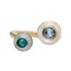 Bright Baubles Gold-Tone Brass Toi Et Moi Ring Bright Baubles Gold-Tone Brass Toi Et Moi Ring
