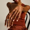 Bright Baubles Gold-Tone Brass Toi Et Moi Ring Bright Baubles Gold-Tone Brass Toi Et Moi Ring