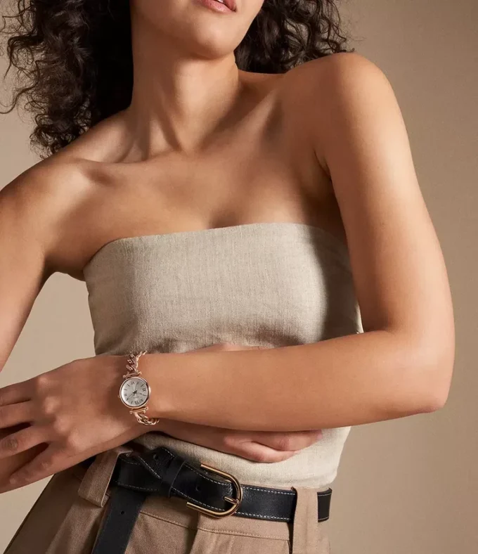 Carlie Three-Hand Rose Gold-Tone Stainless Steel Watch Carlie Three-Hand Rose Gold-Tone Stainless Steel Watch