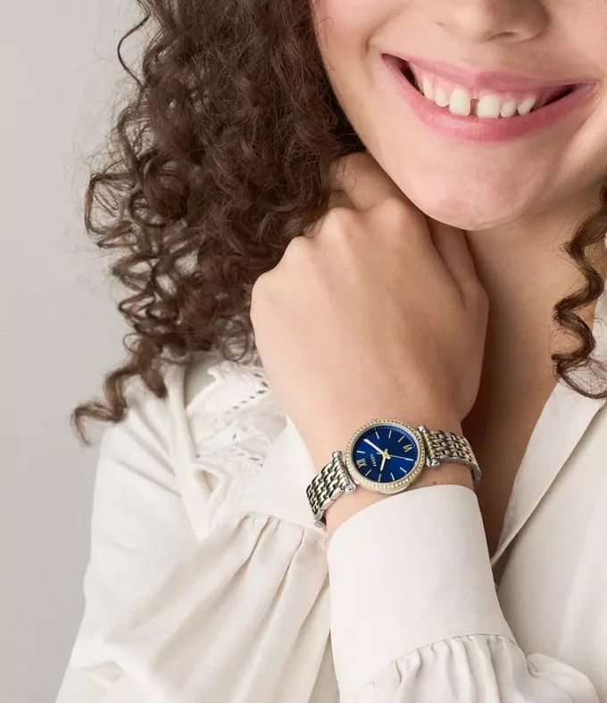 Carlie Three-Hand Two-Tone Stainless Steel Watch Carlie Three-Hand Two-Tone Stainless Steel Watch