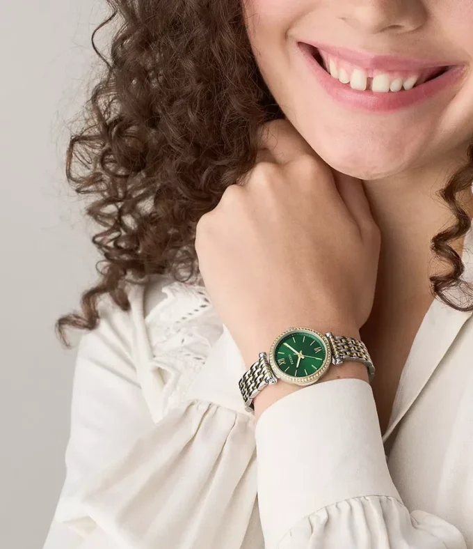 Carlie Three-Hand Two-Tone Stainless Steel Watch Carlie Three-Hand Two-Tone Stainless Steel Watch