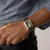 Carraway Automatic Brown Croco Leather Watch
