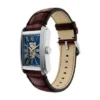 Carraway Automatic Brown Croco Leather Watch