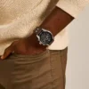 Coachman Chronograph Brown Leather Watch
