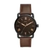 Copeland 42mm Three-Hand Brown Leather Watch