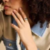 Ellis Domed Collection Stainless Steel Band Ring Ellis Domed Collection Stainless Steel Band Ring