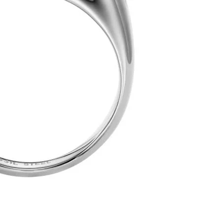 Ellis Domed Collection Stainless Steel Band Ring Ellis Domed Collection Stainless Steel Band Ring