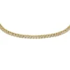 Ellis Pavé Glitz Gold-Tone Brass Tennis Chain Bracelet Ellis Pavé Glitz Gold-Tone Brass Tennis Chain Bracelet