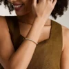 Ellis Pavé Glitz Gold-Tone Stainless Steel Bangle Bracelet