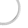 Ellis Pavé Glitz Stainless Steel Band Ring