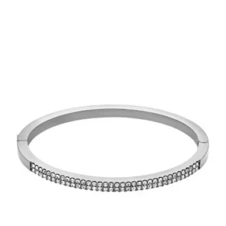 Ellis Pavé Glitz Stainless Steel Bangle Bracelet Ellis Pavé Glitz Stainless Steel Bangle Bracelet