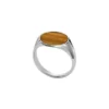 Ellis Signet Collection Brown Tiger’s Eye Signet Ring