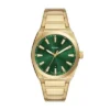 Everett Three-Hand Date Gold-Tone Stainless Steel Watch