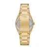 Everett Three-Hand Date Gold-Tone Stainless Steel Watch