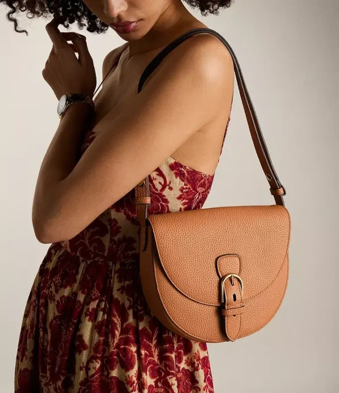 Everleigh Leather Large Flap Crossbody Bag Everleigh Leather Large Flap Crossbody Bag