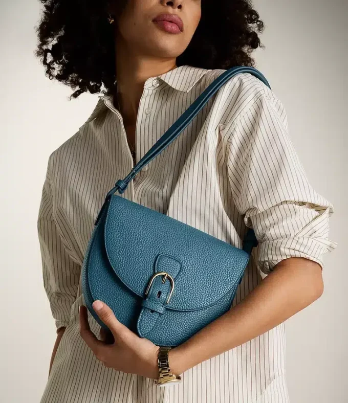 Everleigh Leather Large Flap Crossbody Bag Everleigh Leather Large Flap Crossbody Bag