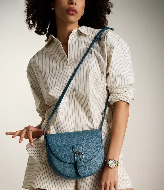 Everleigh Leather Large Flap Crossbody Bag Everleigh Leather Large Flap Crossbody Bag