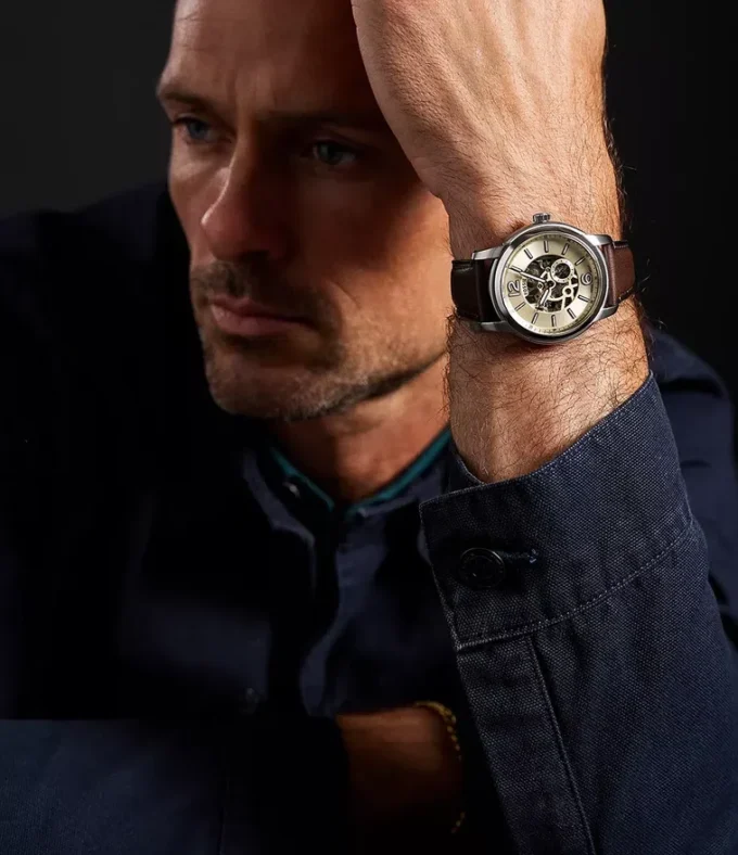 Fossil Heritage Automatic Brown Leather Watch Fossil Heritage Automatic Brown Leather Watch