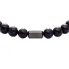 Galaxy Beads Navy Reconstructed Sandstone Beaded Bracelet