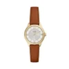 Gilmore Three-Hand Brown Leather Watch