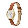 Gilmore Three-Hand Brown Leather Watch