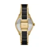 Gilmore Three-Hand Date Gold-Tone and Black Ceramic Watch