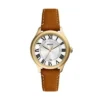 Gilmore Three-Hand Date Medium Brown Leather Watch