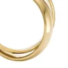 Harlow Interlocking Links Gold-Tone Stainless Steel Band Ring Harlow Interlocking Links Gold-Tone Stainless Steel Band Ring