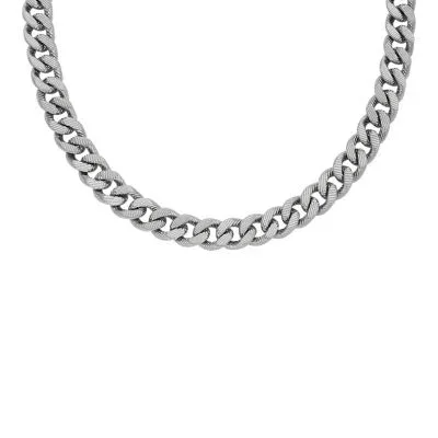 Harlow Linear Texture Chain Stainless Steel Necklace Harlow Linear Texture Chain Stainless Steel Necklace