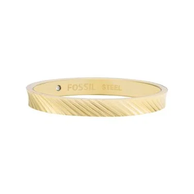 Harlow Linear Texture Gold-Tone Stainless Steel Band Ring Harlow Linear Texture Gold-Tone Stainless Steel Band Ring