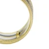 Harlow Linear Texture Two-Tone Stainless Steel Prestack Ring
