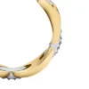 Heritage D-Link Glitz Two-Tone Stainless Steel Band Ring