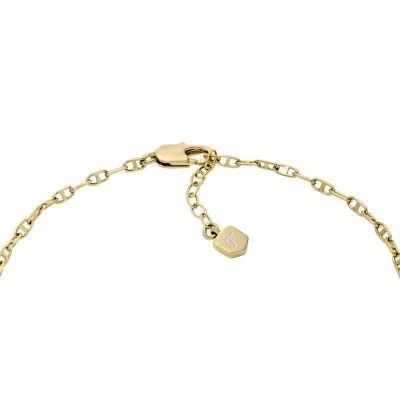 Heritage D-Link Gold-Tone Brass Chain Anklet Heritage D-Link Gold-Tone Brass Chain Anklet