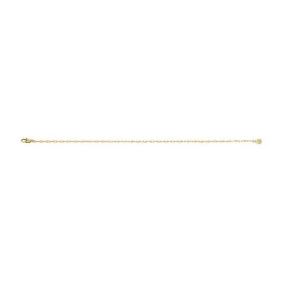 Heritage D-Link Gold-Tone Brass Chain Anklet Heritage D-Link Gold-Tone Brass Chain Anklet