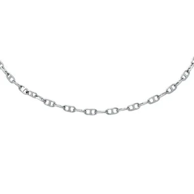 Heritage D-Link Silver-Tone Brass Chain Anklet Heritage D-Link Silver-Tone Brass Chain Anklet