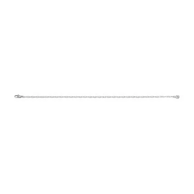 Heritage D-Link Silver-Tone Brass Chain Anklet Heritage D-Link Silver-Tone Brass Chain Anklet