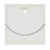 Heritage D-Link Silver-Tone Brass Chain Anklet Heritage D-Link Silver-Tone Brass Chain Anklet