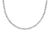 Heritage D-Link Silver-Tone Brass Chain Necklace