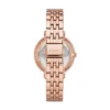 Jacqueline Three-Hand Rose Gold-Tone Stainless Steel Watch