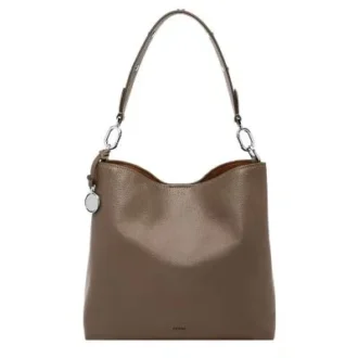 Jessie Leather Bucket Shoulder Bag